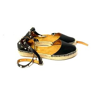 Anthropologie Maypol Espadrilles Black Sandals!
